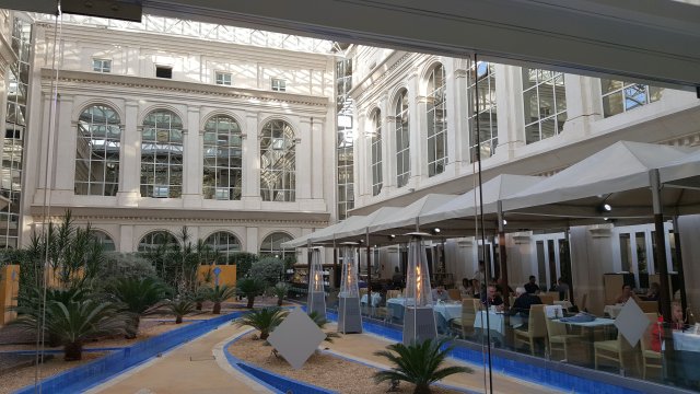 s218 hotel frühstücksraum